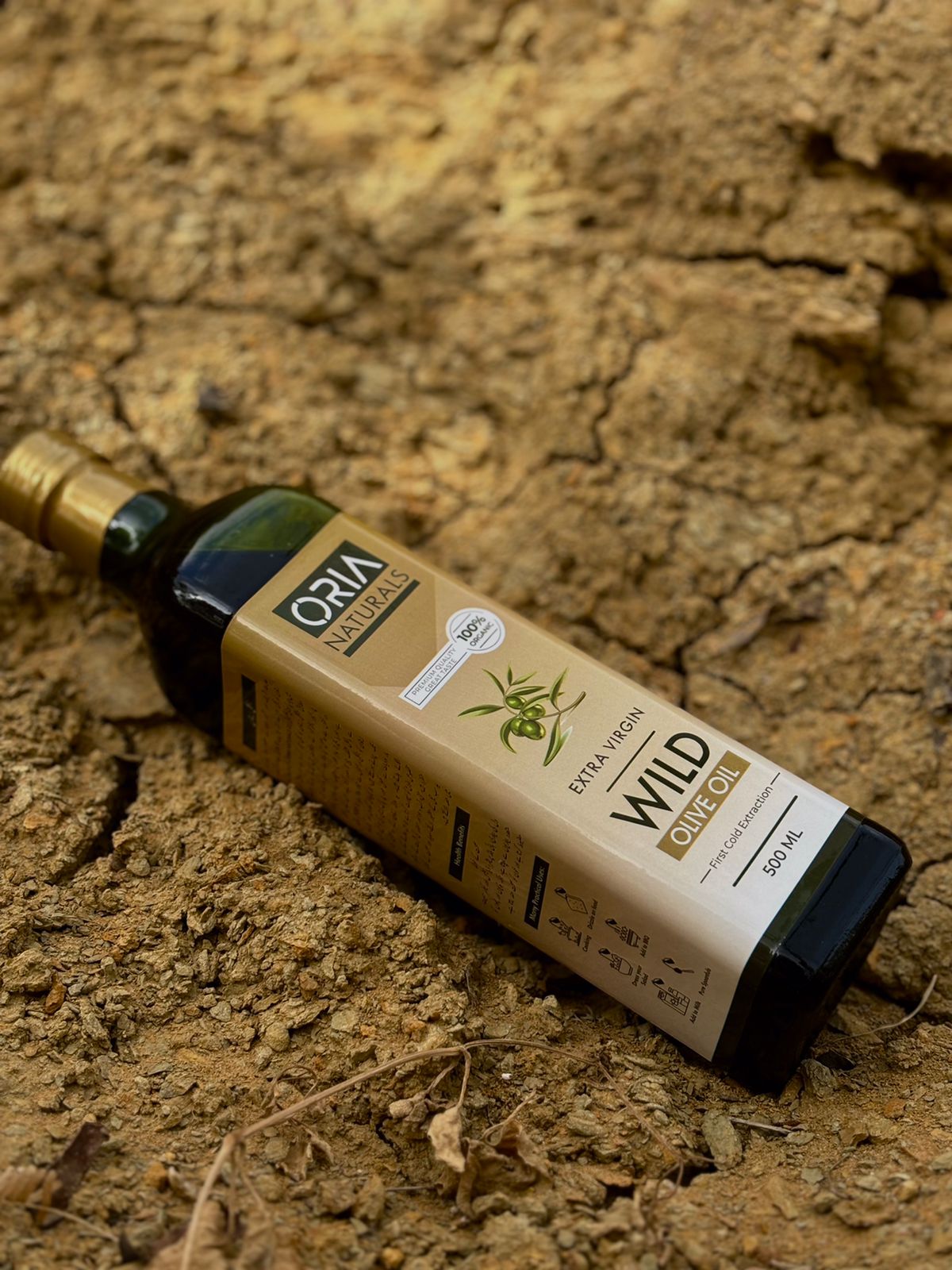 Wild olive oil bottle from Waziristan 100% Pure