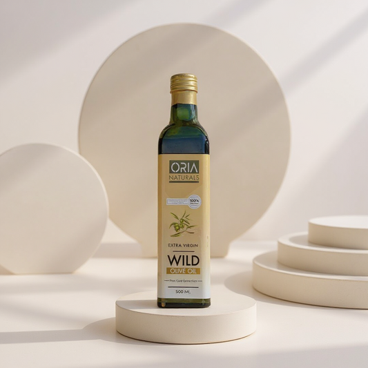 Wild olive oil bottle from Waziristan

